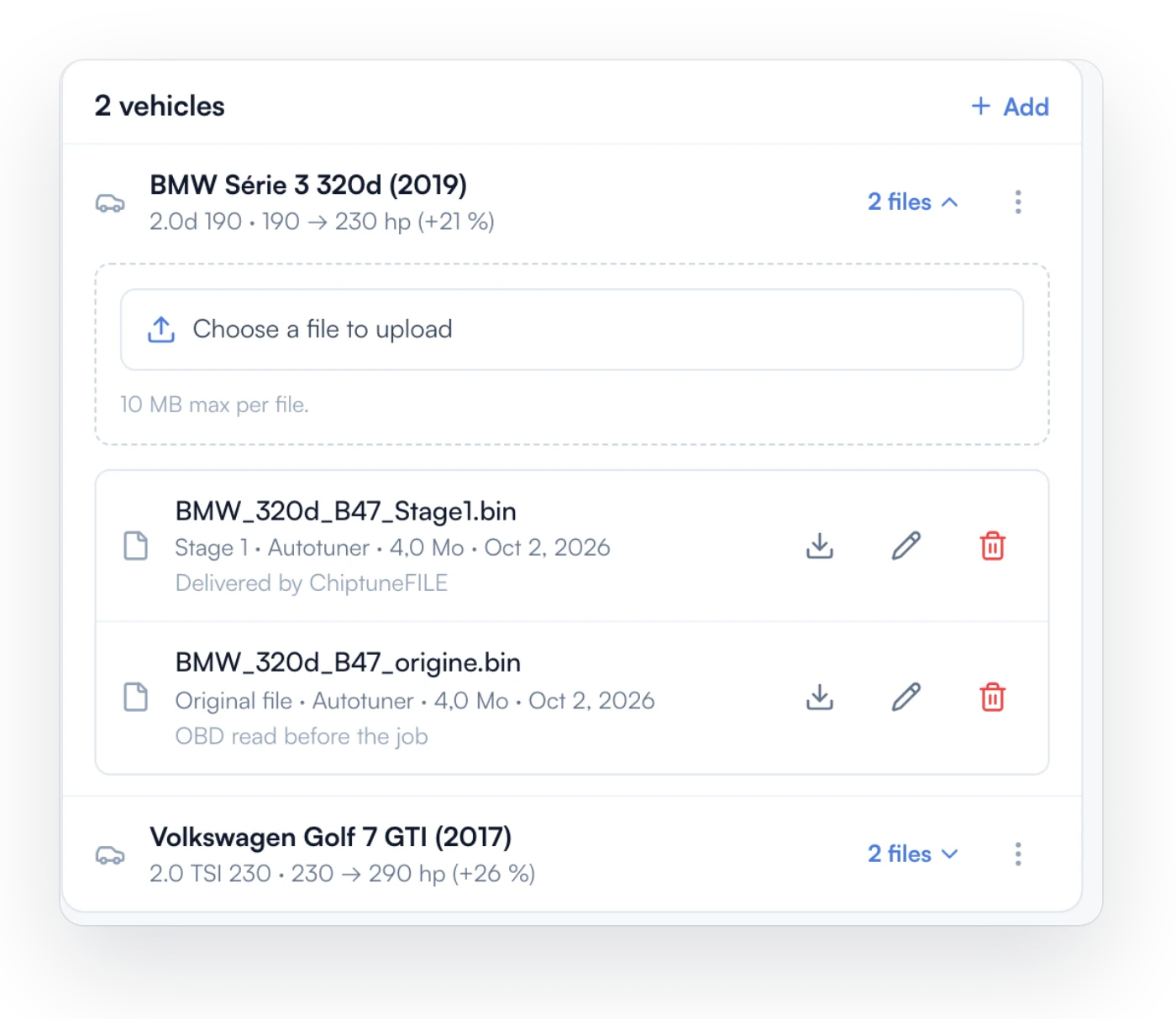 Vehicle records