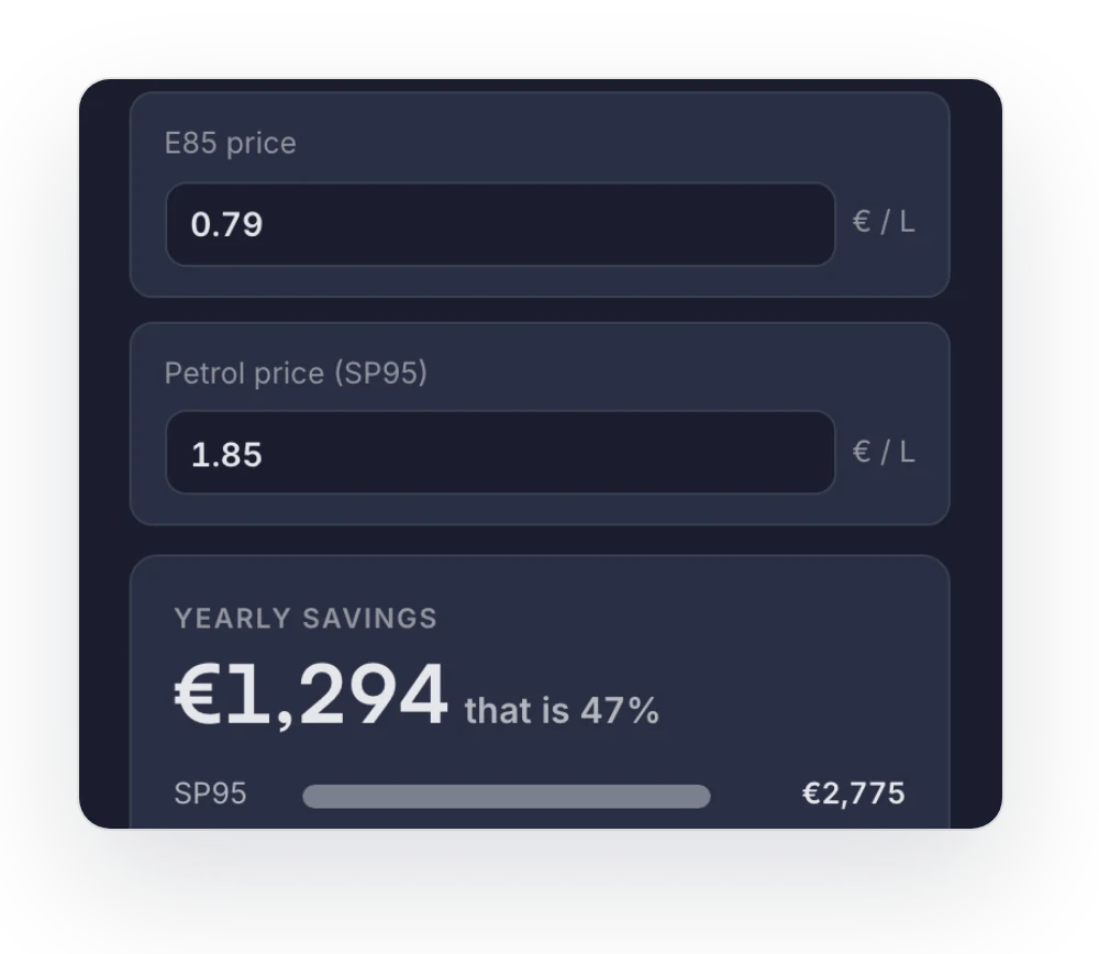 Real-time visible savings