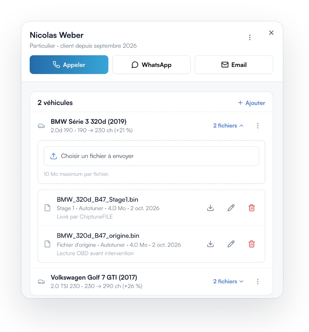 Connexion CRM automatique
